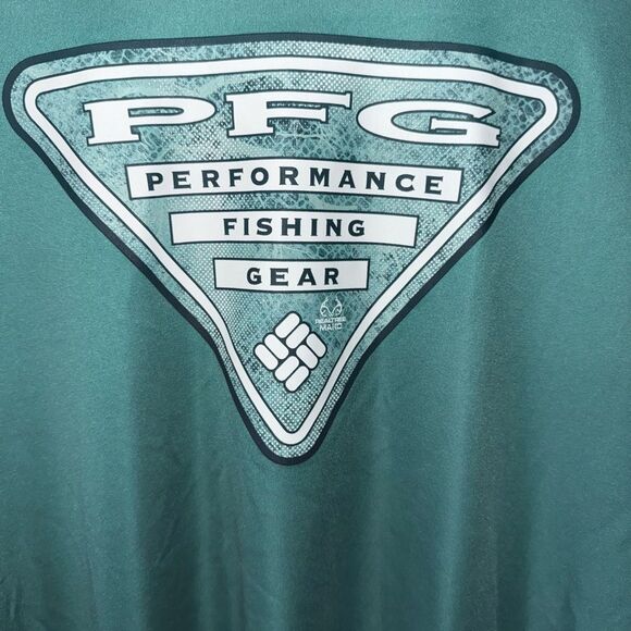 Columbia Green Long Sleeve Performance Tee - Picture 2 of 5